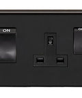 From The Anvil's Matt Black 45 Amp Switch & Socket