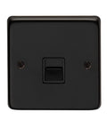 From The Anvil's Matt Black Telephone Socket