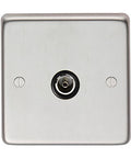 From The Anvil's Satin Stainless Steel TV Socket