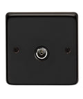 From The Anvil's Matt Black TV Socket