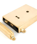 From The Anvil's Polished Brass Rim Lock & Cast Iron Cover