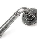 From The Anvil's Pewter Patina Regency Lever on Rose Set