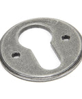 From The Anvil's Pewter Patina Regency Euro Escutcheon