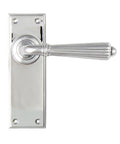 From The Anvil's Polished Chrome Hinton Lever Latch Set