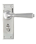From The Anvil's Polished Chrome Hinton Lever Bathroom Set