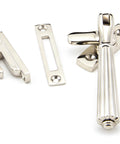 From The Anvil's Polished Nickel Locking Hinton Fastener