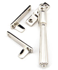 From The Anvil's Polished Nickel Night-Vent Locking Hinton Fastener