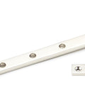 From The Anvil's Polished Nickel Hinton Stay