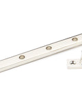 From The Anvil's Polished Nickel Hinton Stay
