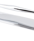 From The Anvil's Polished Chrome Art Deco Pull Handle on Backplate