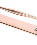 From The Anvil's Polished Bronze Art Deco Pull Handle on Backplate