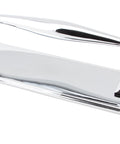 From The Anvil's Polished Chrome Art Deco Pull Handle on Backplate