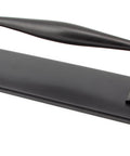 From The Anvil's Aged Bronze Art Deco Pull Handle on Backplate