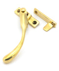 From The Anvil's Polished Brass Night-Vent Locking Peardrop Fastener