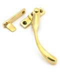From The Anvil's Polished Brass Night-Vent Locking Peardrop Fastener