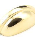 From The Anvil's Polished Brass Regency Concealed Drawer Pull