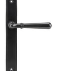From The Anvil's Aged Bronze Newbury Slimline Lever Espag. Latch Set