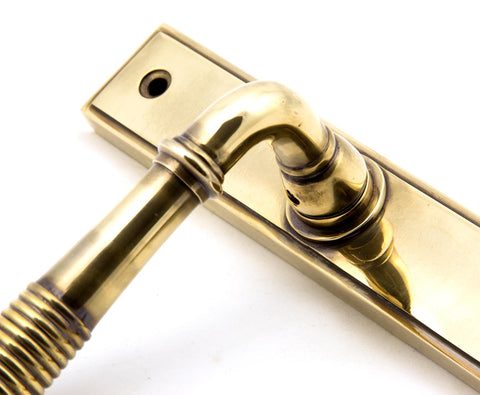 Reeded Slimline Lever Espag. Latch Set