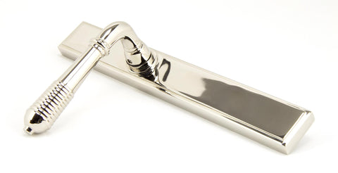 Reeded Slimline Lever Espag. Latch Set