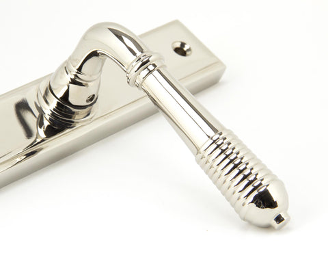 Reeded Slimline Lever Espag. Latch Set