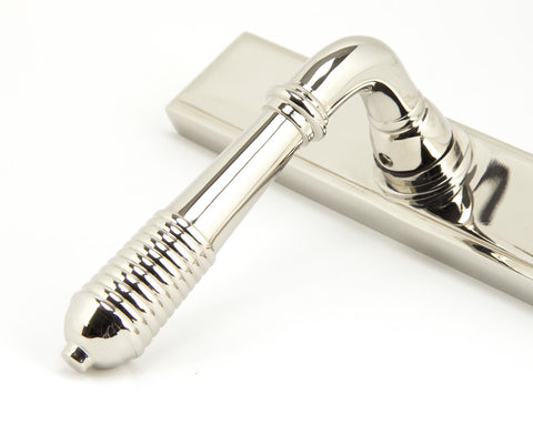 Reeded Slimline Lever Espag. Latch Set