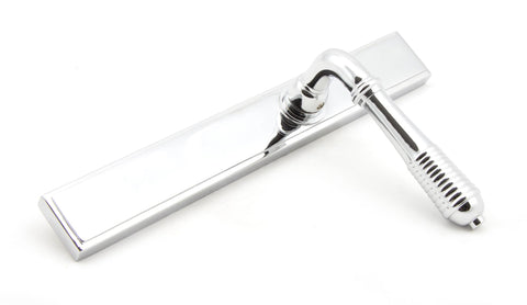 Reeded Slimline Lever Espag. Latch Set