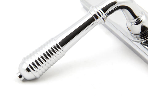 Reeded Slimline Lever Espag. Latch Set