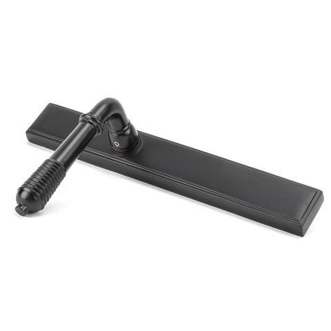 Reeded Slimline Lever Espag. Latch Set