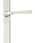From The Anvil's Polished Nickel Avon Slimline Lever Espag. Latch Set