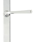 From The Anvil's Polished Chrome Avon Slimline Lever Espag. Latch Set