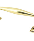 From The Anvil's Aged Brass Art Deco Pull Handle