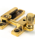 From The Anvil's Aged Brass Prestbury Quadrant Fastener - Narrow