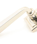 From The Anvil's Polished Nickel Avon Round Lever on Rose Set (Sprung)