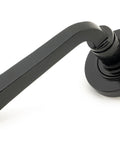 From The Anvil's Black Avon Round Lever on Rose Set (Sprung)