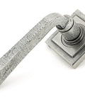 From The Anvil's Pewter Patina Avon Round Lever on Rose Set (Sprung)