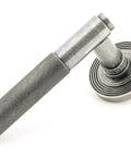 From The Anvil's Pewter Patina Brompton Lever on Rose Set (Sprung)