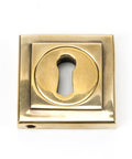 From The Anvil's Aged Brass Round Escutcheon