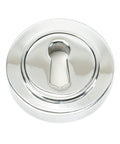 From The Anvil's Polished Chrome Round Escutcheon