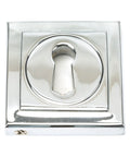 From The Anvil's Polished Chrome Round Escutcheon