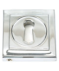 From The Anvil's Polished Chrome Round Escutcheon