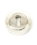 From The Anvil's Polished Nickel Round Escutcheon