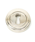 From The Anvil's Polished Nickel Round Escutcheon