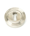 From The Anvil's Polished Nickel Round Escutcheon
