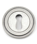 From The Anvil's Pewter Patina Round Escutcheon