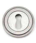 From The Anvil's Pewter Patina Round Escutcheon
