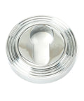 From The Anvil's Polished Chrome Round Euro Escutcheon