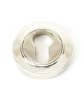 From The Anvil's Polished Nickel Round Euro Escutcheon