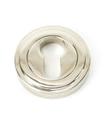 From The Anvil's Polished Nickel Round Euro Escutcheon
