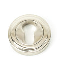 From The Anvil's Polished Nickel Round Euro Escutcheon