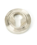 From The Anvil's Polished Nickel Round Euro Escutcheon